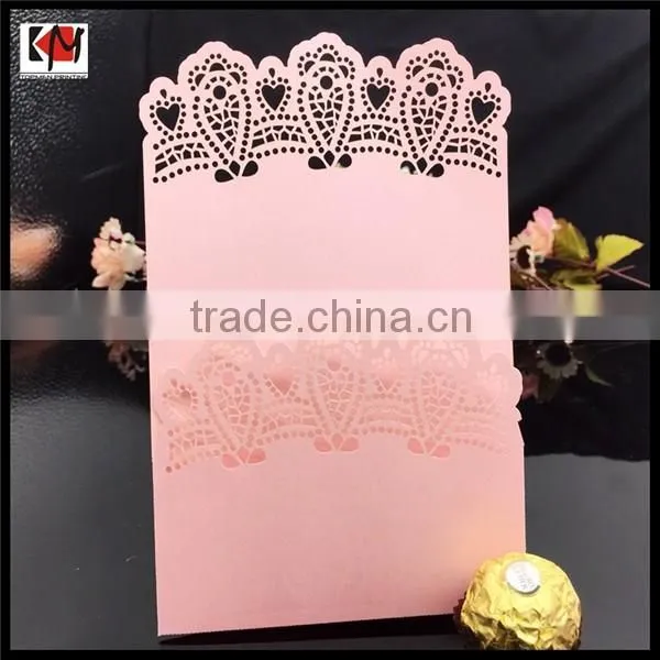Wholesale luxury handmade wedding banquet invitation card