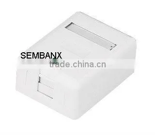 1 port empty surface mount box