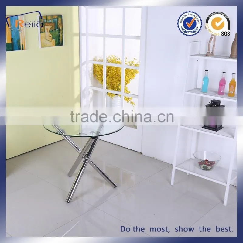 2016 New Design Tempered Glass Dining Table and Chair Dining Chair