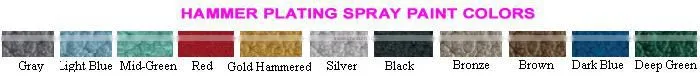 decorative hammer tone spray paint
