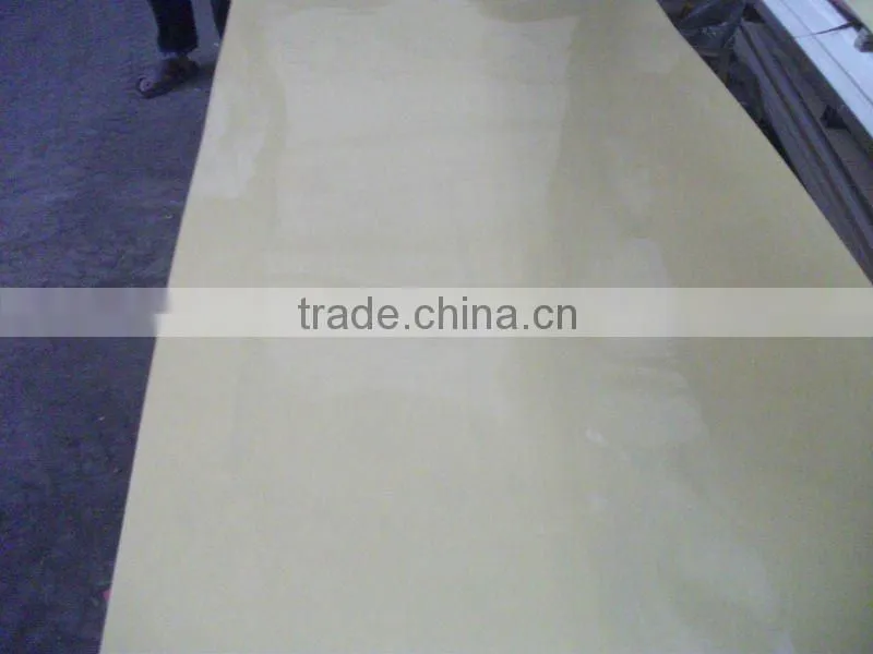 2.5mm white waterproof glossy polyester plywood