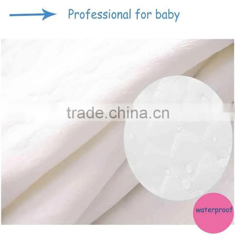 Cartoon Printed Cotton Terry Waterproof Diaper / Custom Urinal Mats