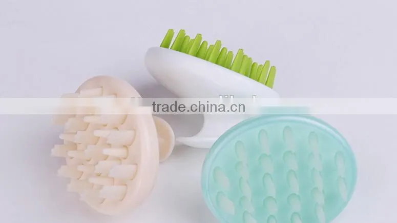 New Style Hot Selling Customized Soft Scalp Head Massage Cleaning Brush
