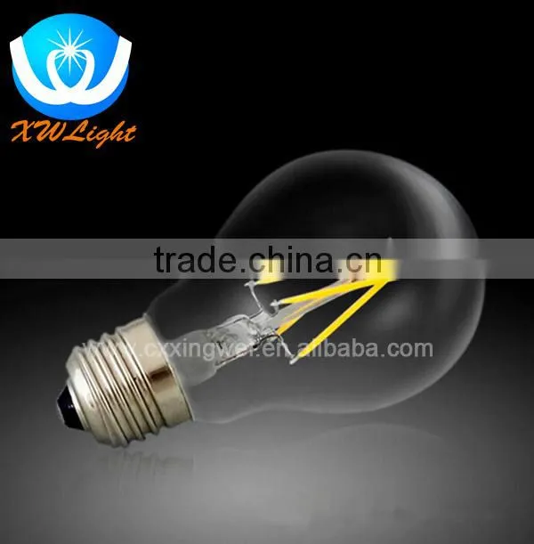 A60 E27 4W 6W LED COB LED Filament LED Bulb