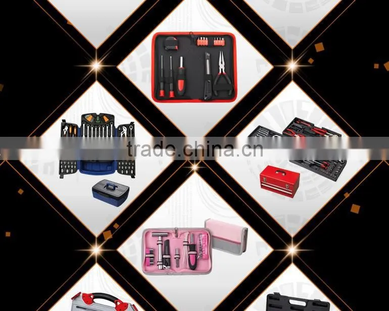 8Pcs Small Plastic Tool Case, Economic Repair Tool Set, Portable Tool Box Set