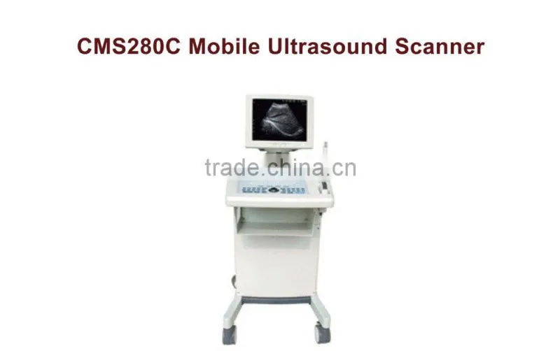 Medical trolly ultrasound machine CMS280C price ultrasound scanner