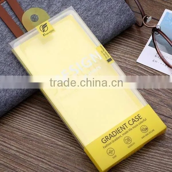 custom high-end PVC plastic phone box, high quality phone holster package box