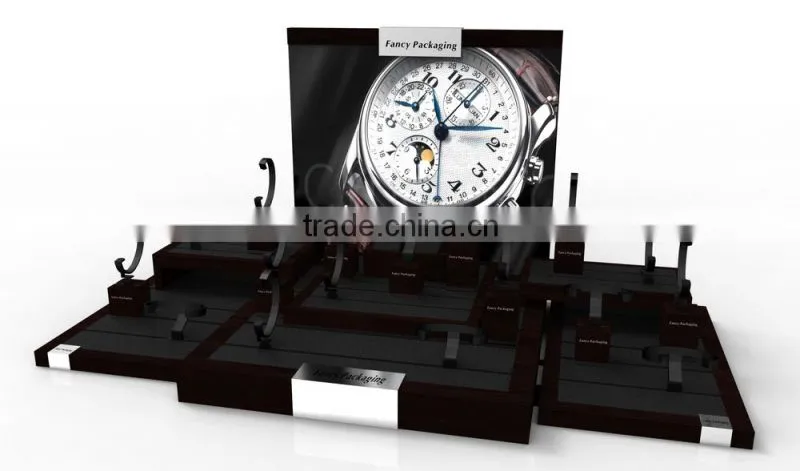 Factory Direct Sell Wood Display for Watch Wooden Watch Display Showcases