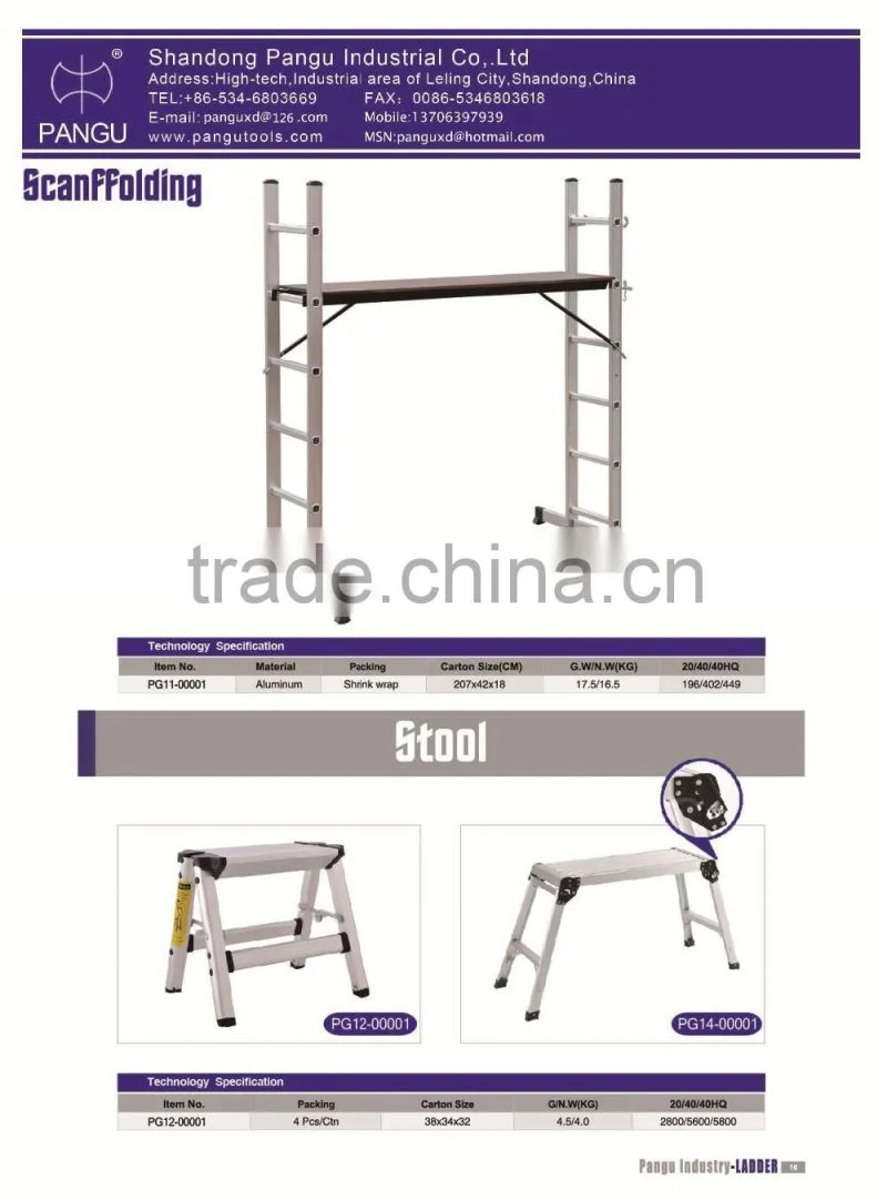 telescopic aluminium ladders