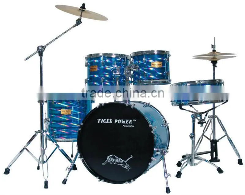 concept lazer blue drum set