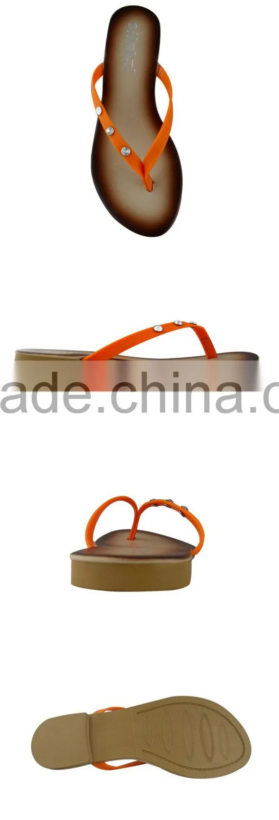 cheap price plain wholesale slipper plastic footwear sandal