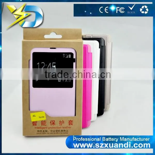 Fancy design colorful leather mobile cover case made in China