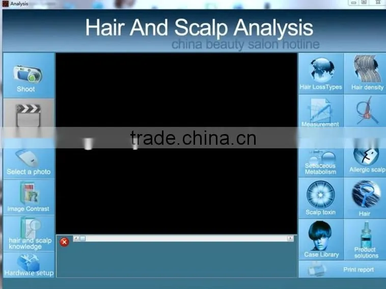 hair analysis software/skin and hair analysis