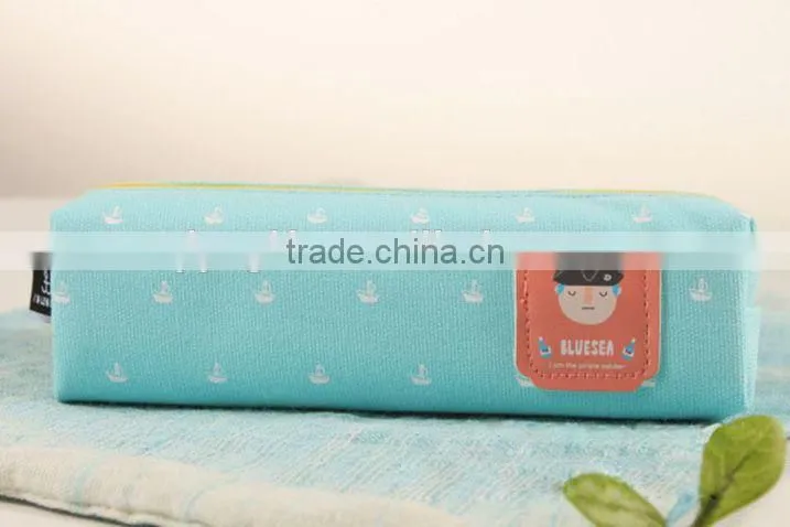 eco-friendly products custom canvas pencil case for kids