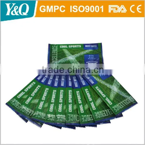 High Quality Cooling Sport Men Wet Wipes