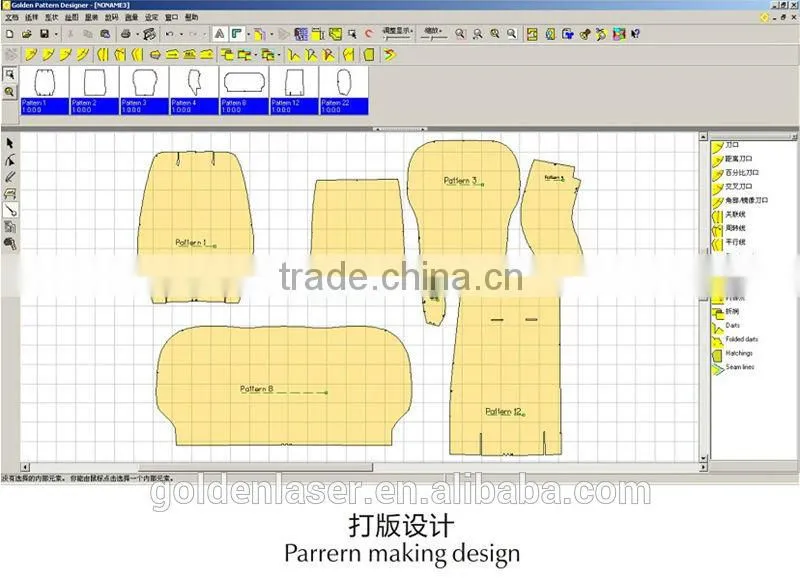 flat bed CO2 laser for genuine leather cutting