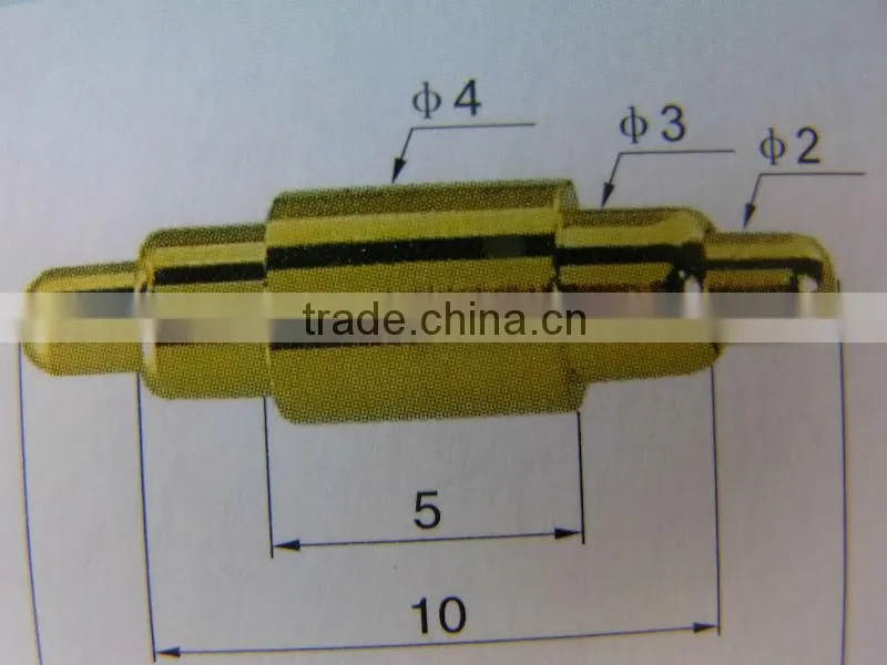 Male Gender and PCB Application 4 pin Pogo Battery Connector