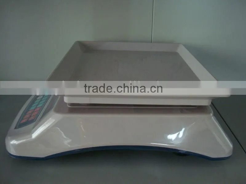 2016 neweast Dual Purpose 25KG Price Scale With Plastic Pan , whoesale good price price counting scale for sale