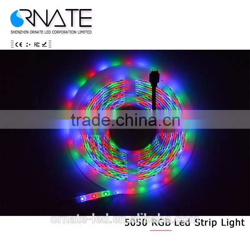 5M RGB 5050 300leds SMD china new rgb led waterproof strip hot sell 2016