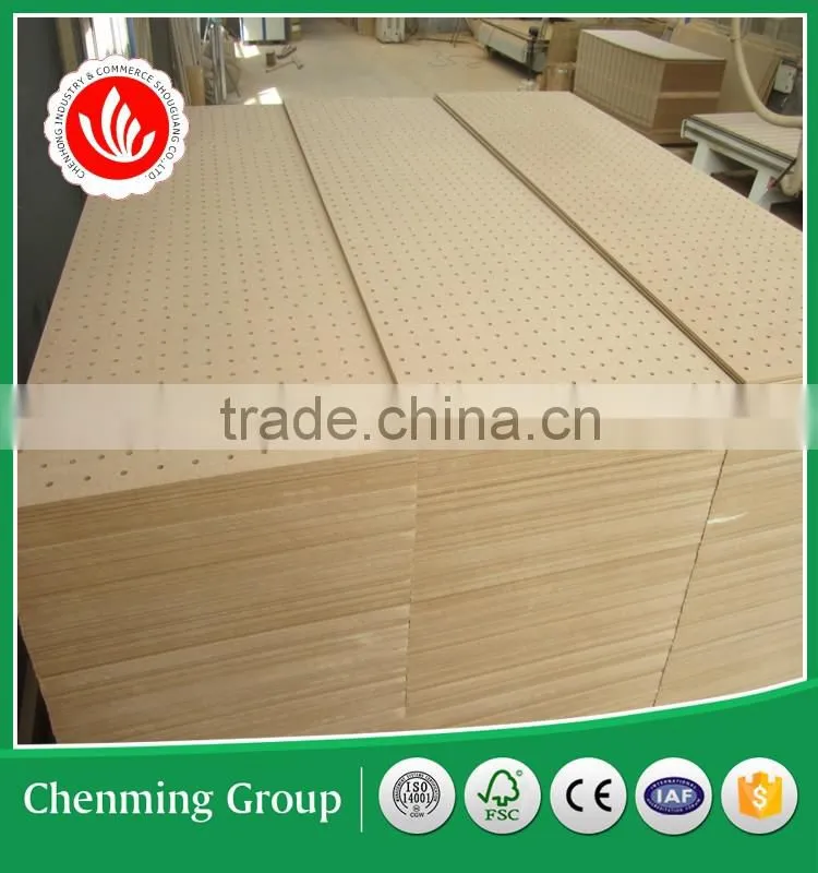 MDF hole board/Pegboard/perforated board