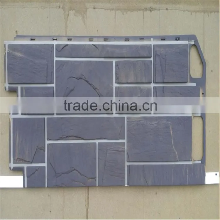 Random Rock Siding brick wall panel plastic wall panel