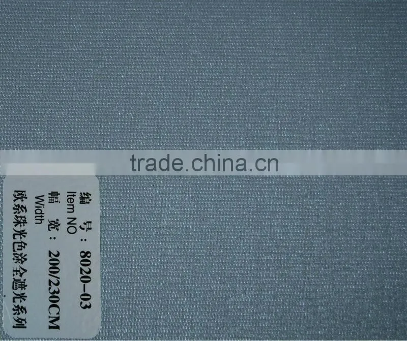 metallic fabric for automatic roller blinds