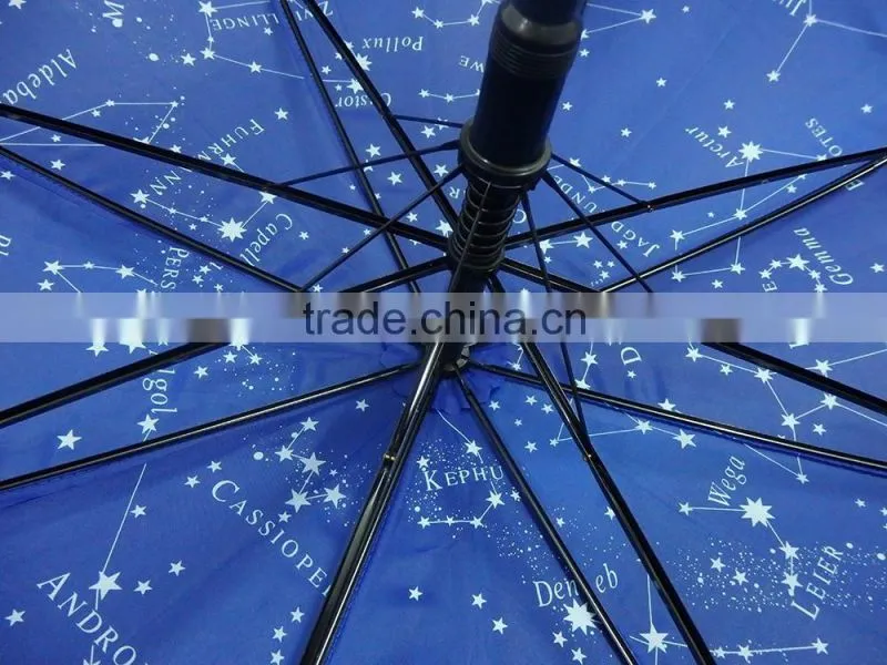 Customized design print solar double canopy umbrella