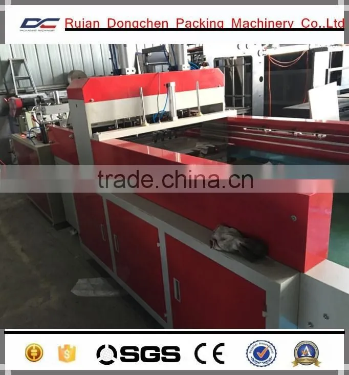 Automatic 800model Vest bag making machine of Hot sealing hot cutting type