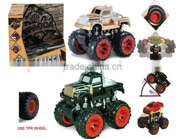 Novely 4 WD Friction Car With TPR Soft Wheels