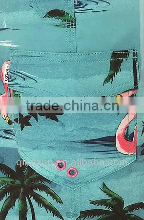 Stylish stretched summer surf shorts