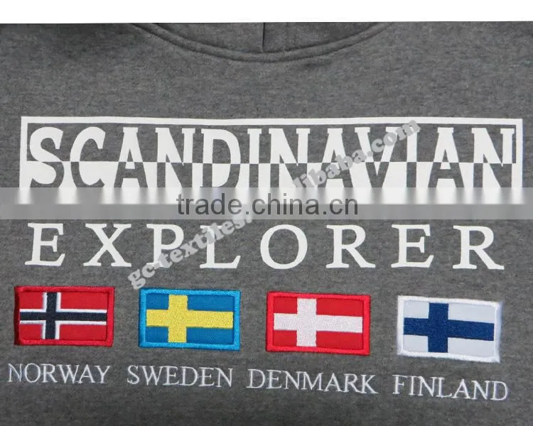Customized Men's Printed/embroideried Fleece Hoodies/ Sweatshirts/ Hooded Sweater