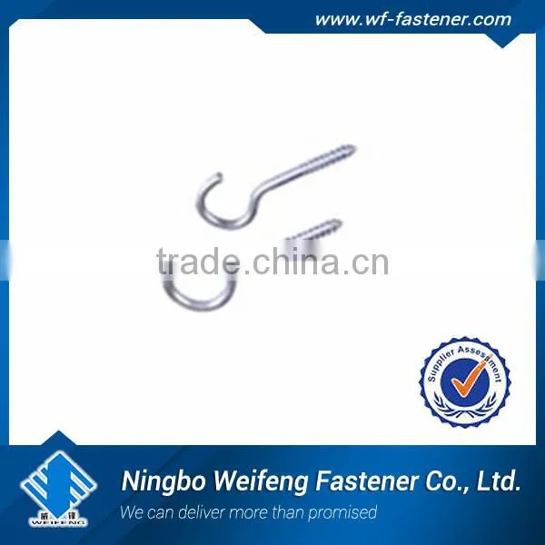 Galvanized Metal Screw Eyes hook and eye ,screw hook