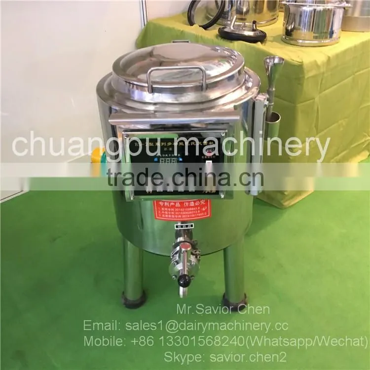 Fresh Milk Pasteurizer Machine With 20L Capacity