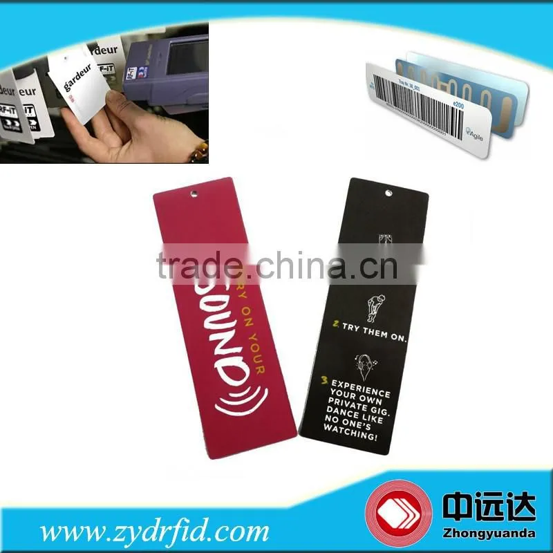 RFID paper Hang tags RFID garment hang tags RFID china hang tag for clothing