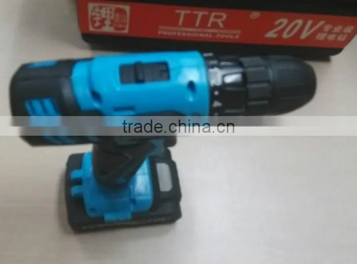 High quality cheap 20v cordless drill battery in Guangzhou electric screwdriver dirll tool