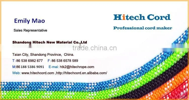 3 strands twisted polyester rope with eye splice