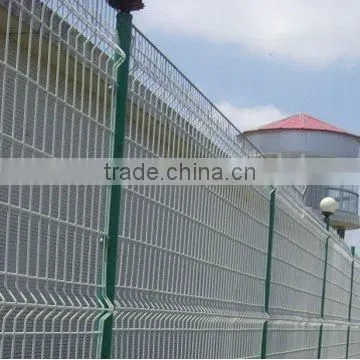 Supply coated border green garden wire mesh fence