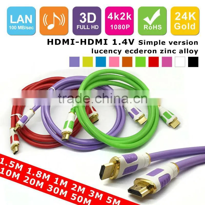 1.8m 6ft nylon HDMI Cable v1.3