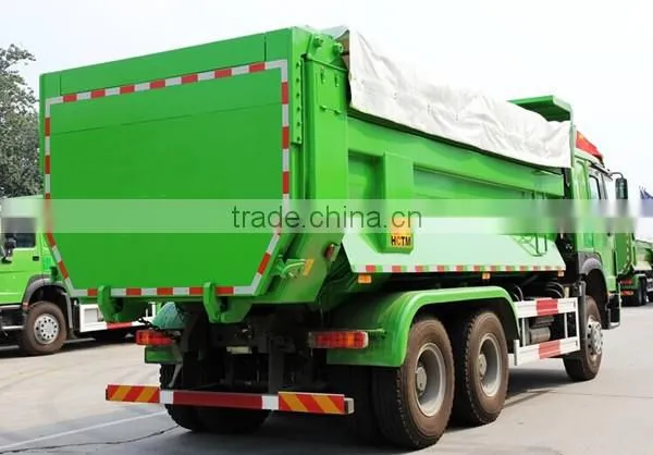 340HP 13 ton 14 Cubic 6x4 U Dump Truck Tipper for Refuse Soil