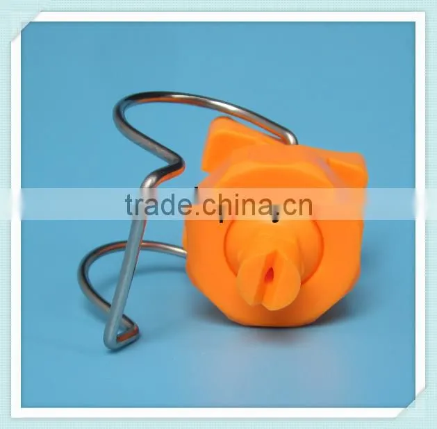 Adjustable ball water spray clip clamp nozzle