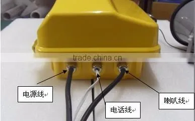 Amplifying tone telephone used /telephone used mine Waterproof for sale