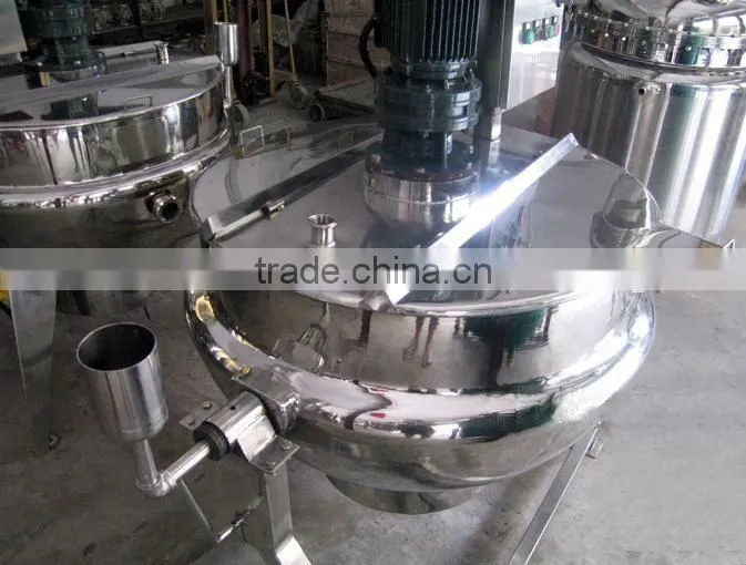 Stainless steel tilting steam heated jacketed pot,cooking pot.