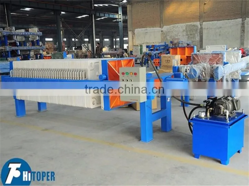 Small high quality hydraulic compress filter press easy operation