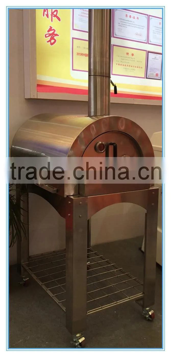 used outdoor wood fired stainless steel pizza oven