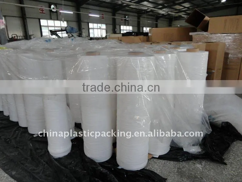 Hot sales Large roll building plastic film manufacture in Qingdao (1M*1000M*20micros)