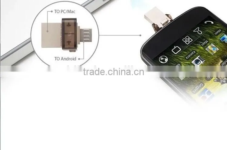 Mini USB OTG Smart phone 8GB 16GB 32GB 64GB Aluminum USB Flash drive