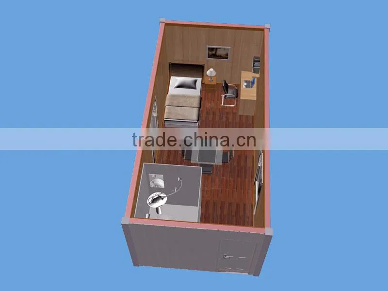 Different function prefab flat pack container house