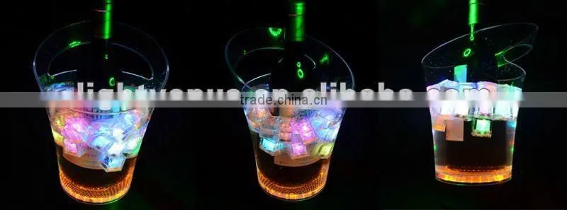 bar decoration acrylic lighted beer ice bucket