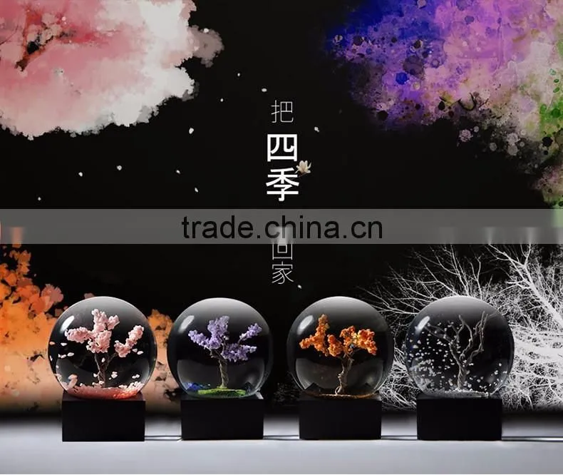 Household Crystal Glass Decoration Ball For Four Season, Best Birthday Gift To Your Girlfriend