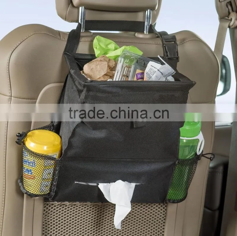 Car Trash Bag and Tissue Dispenser car seat trash bag